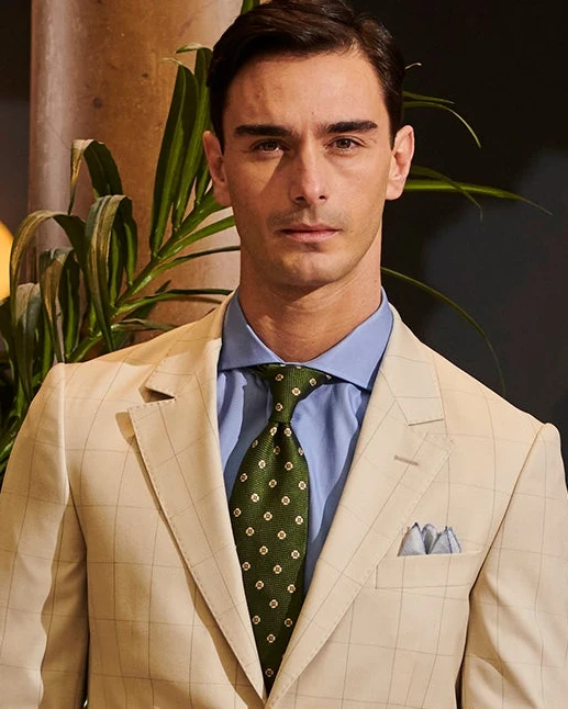 La Twill de Coton Bleu Uni