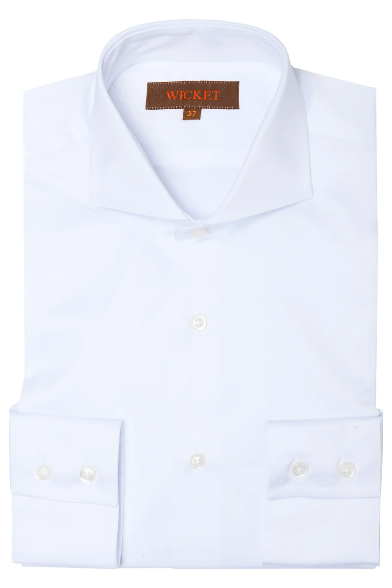 La Twill de Coton Blanc Uni