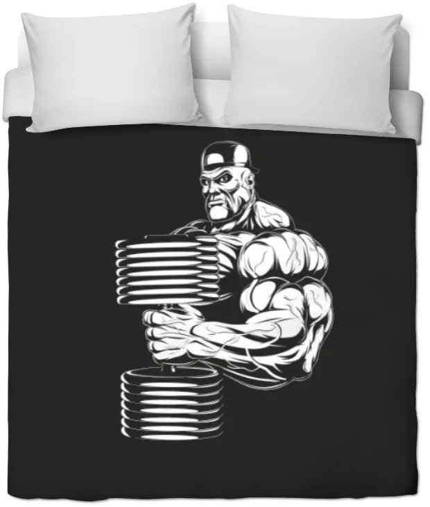 Tissus mètre motif corps homme sport musculation bodybuilding rideau coussin couette