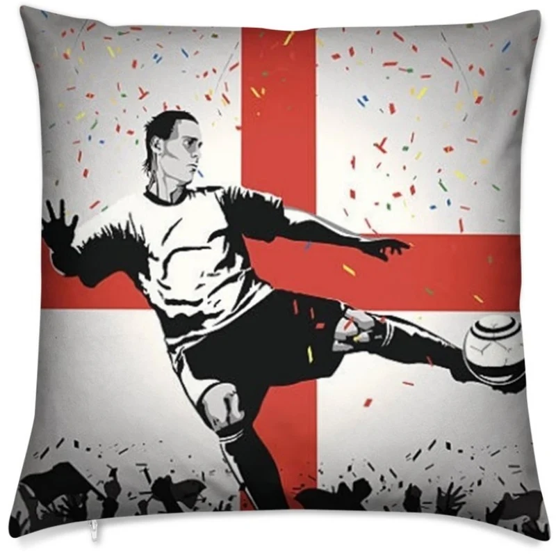 Tissu ameublement mètre motif sport Foot Angleterre ballon Football rideau couette