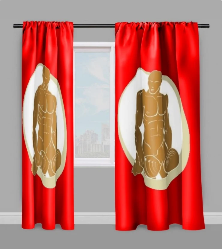 Tissu au mètre vert sport rideau rouge coussin couette musculation bodybuilder