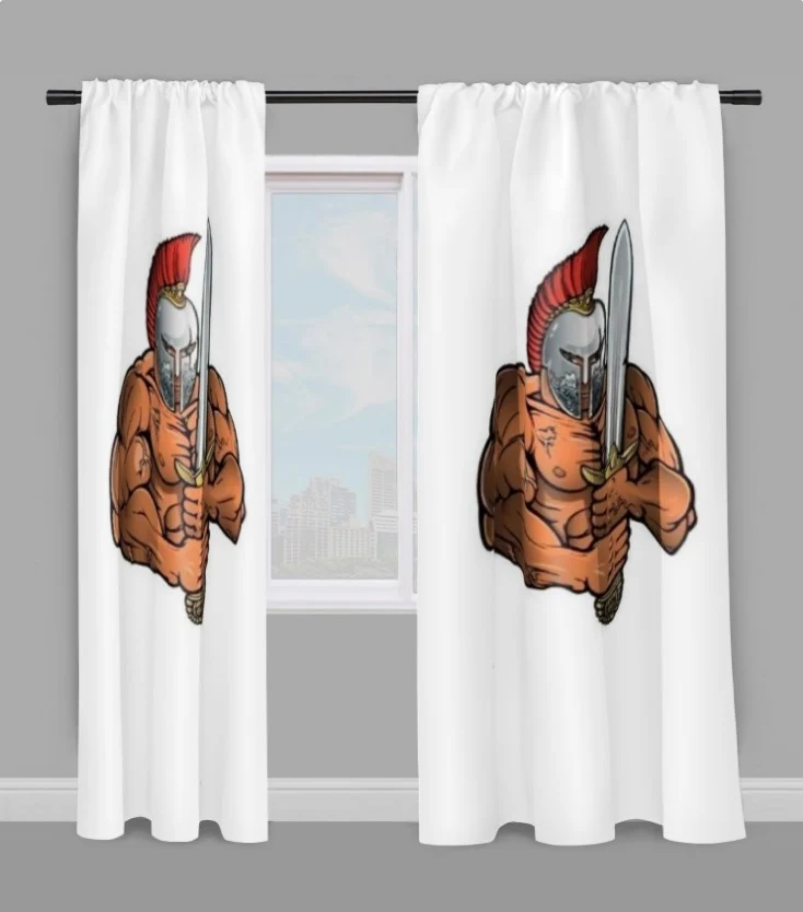 Tissu au mètre sport motif Bodybuilder musculation fitness muscle homme