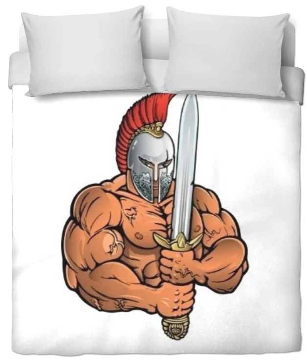 Tissu au mètre sport motif Bodybuilder musculation fitness muscle homme