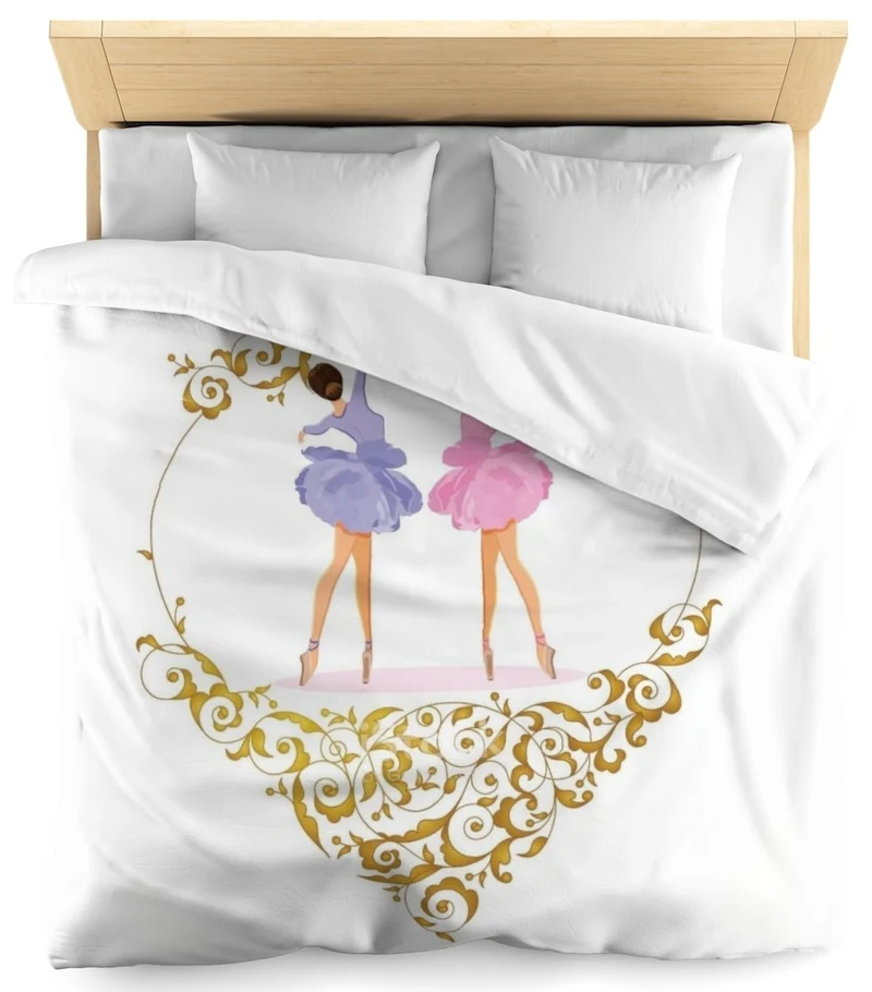 Tissu style Baroque Or rideau danseuse Parapluie de Cherbourg Fabric floral ballerina