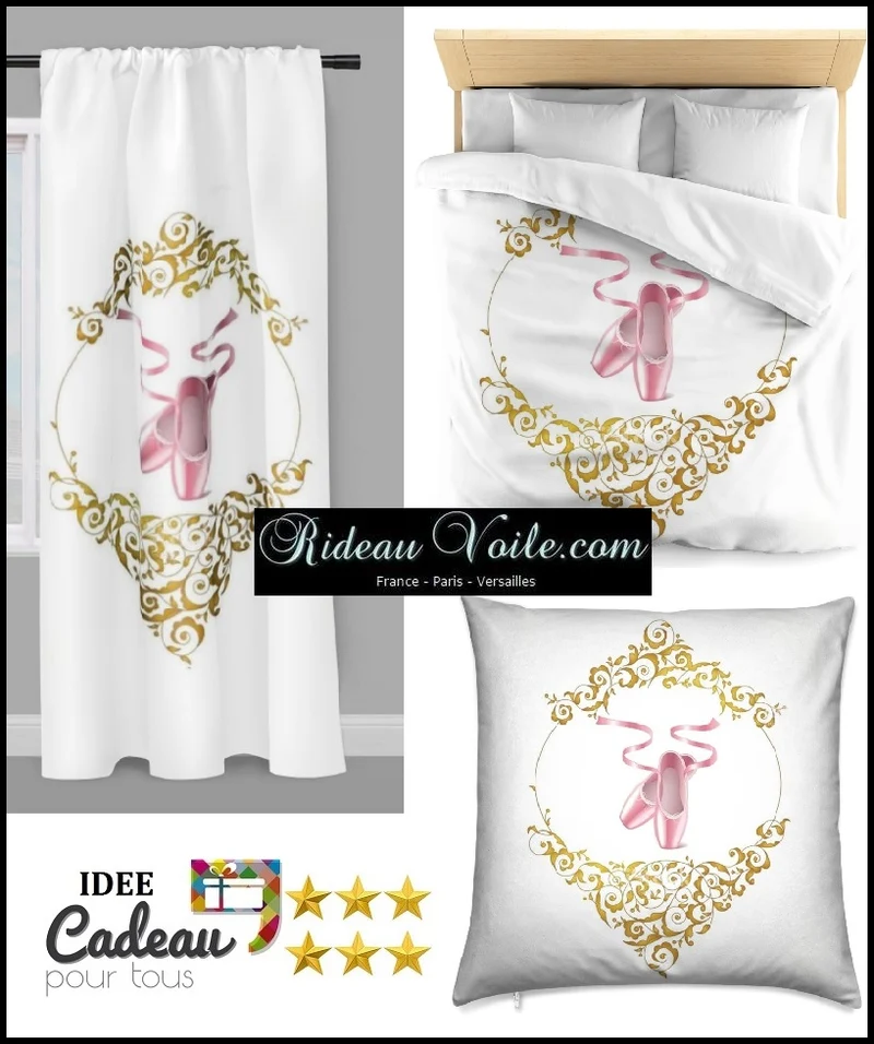 Tissu motif fleurs style Baroque mètre rideau chausson Rose satin danseuse couette