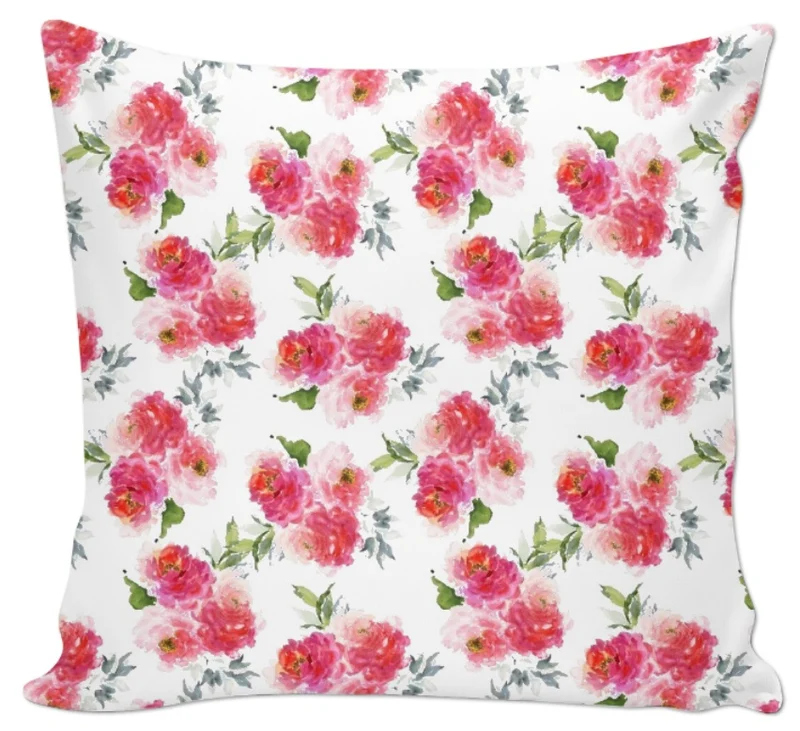 Tissu floral ameublement au mètre motif fleurs rideau couette fleuri voilage tapisserie