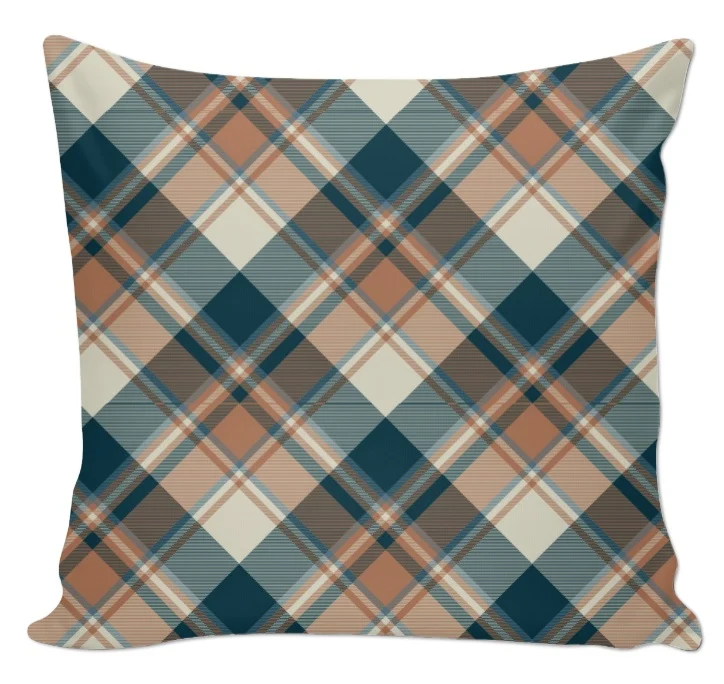 Rideau plaid carreaux écossais tissu drap de Laine tartan ameublement mètre