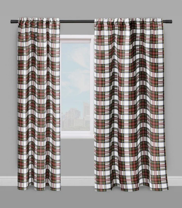 Tissu carreaux style écossais drap de Laine tartan au mètre rideau