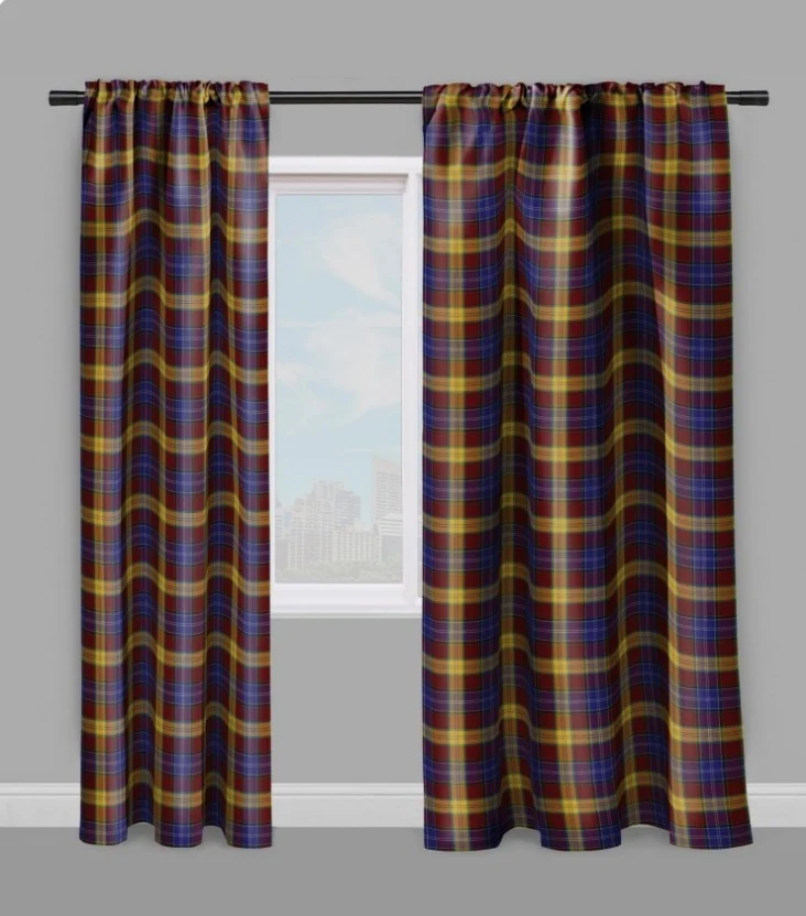 Boutique tissu ameublement carreaux écossais drap de Laine tartan au mètre rideau