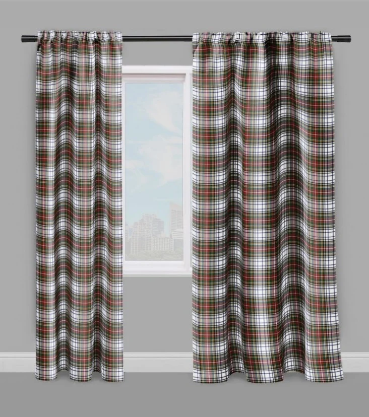 Tissu drap de Laine ameublement tartan tapisserie carreaux écossais mètre rideau