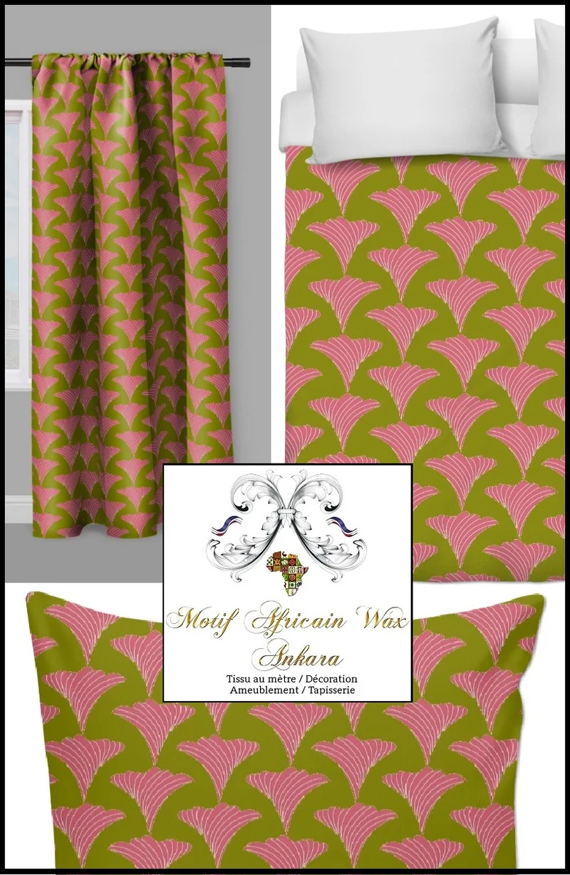 Boutique Africaine tissu ameublement motif Africain style Ankara Wax au mètre