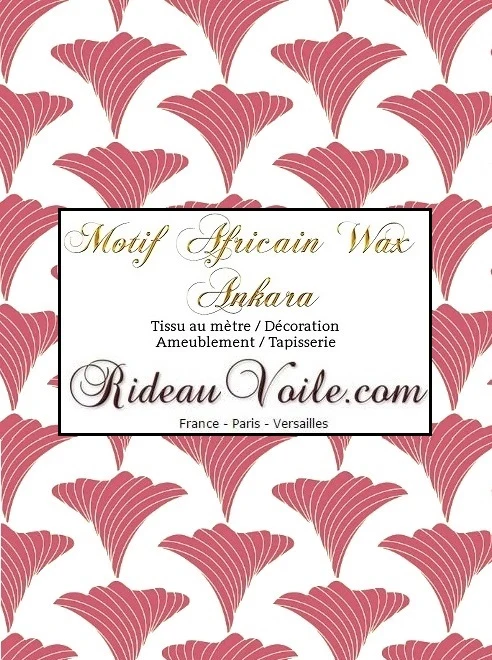 Tissu motif Africain Ankara Wax au mètre rideau couette siège