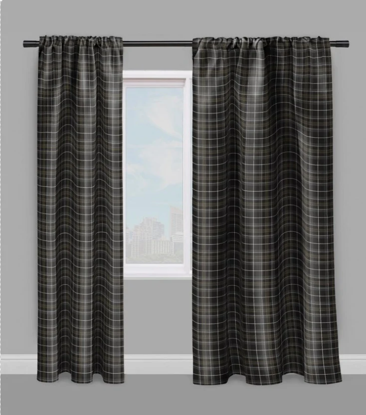 Boutique tissu ameublement motif écossais tartan carreaux au mètre rideau tapisserie