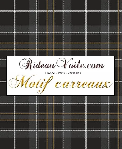 Boutique tissu ameublement motif écossais tartan carreaux au mètre rideau tapisserie