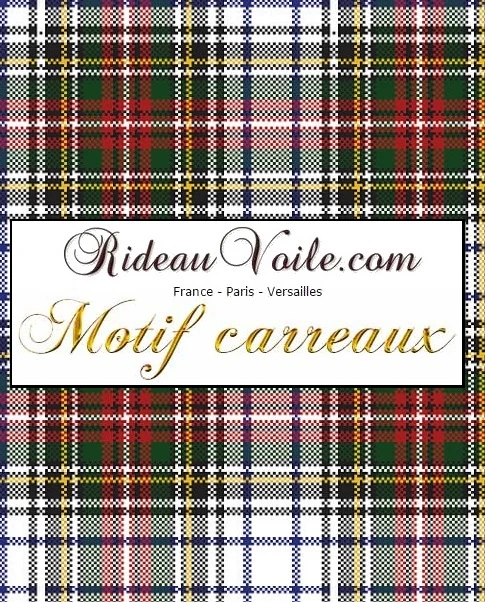 Decorating home tiles fabrics Carreaux écossais tissu ameublement mètre rideau couette