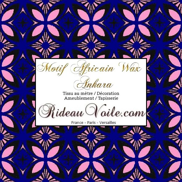 Tissu ameublement tapisserie motif Africain Ankara Wax au mètre rideau couette siège