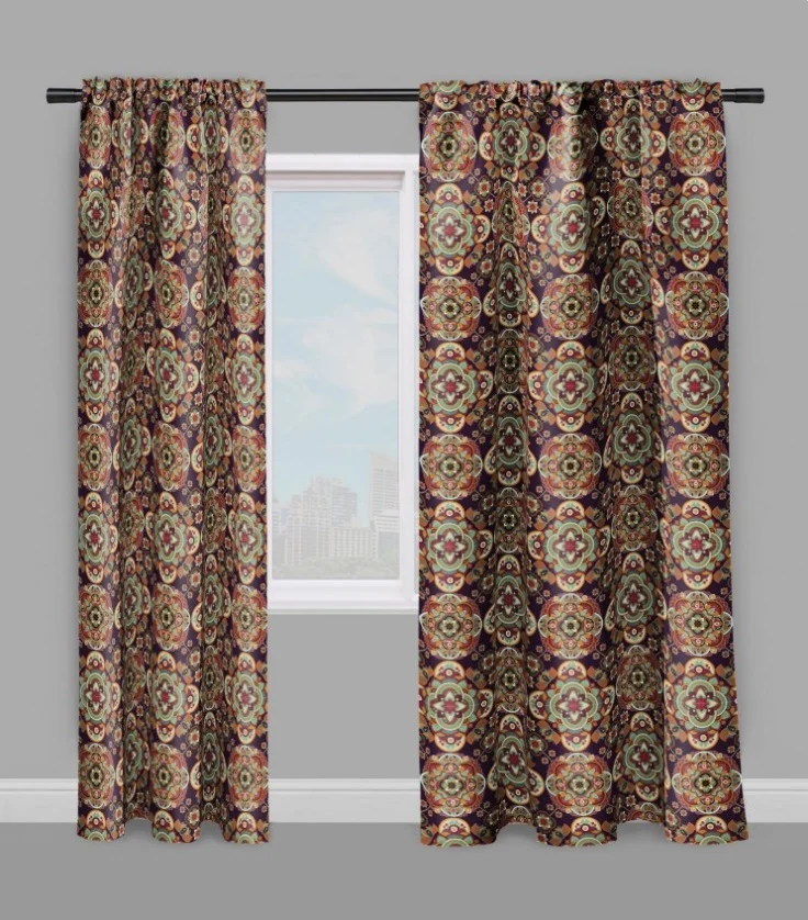 Tissu ameublement motif Africain Ankara Wax au mètre rideau couette