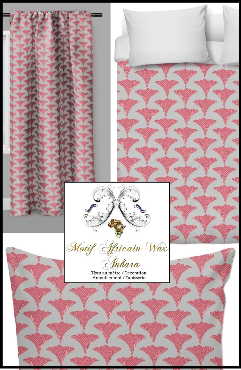 Boutique Africaine déco Tissu motif Africain Ankara pagne Wax au mètre rideau couette