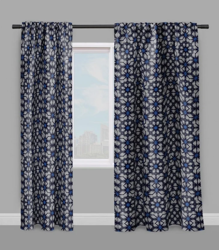Tissu Motif imprimé design déco Africain style pagne Wax au mètre rideau couette siège