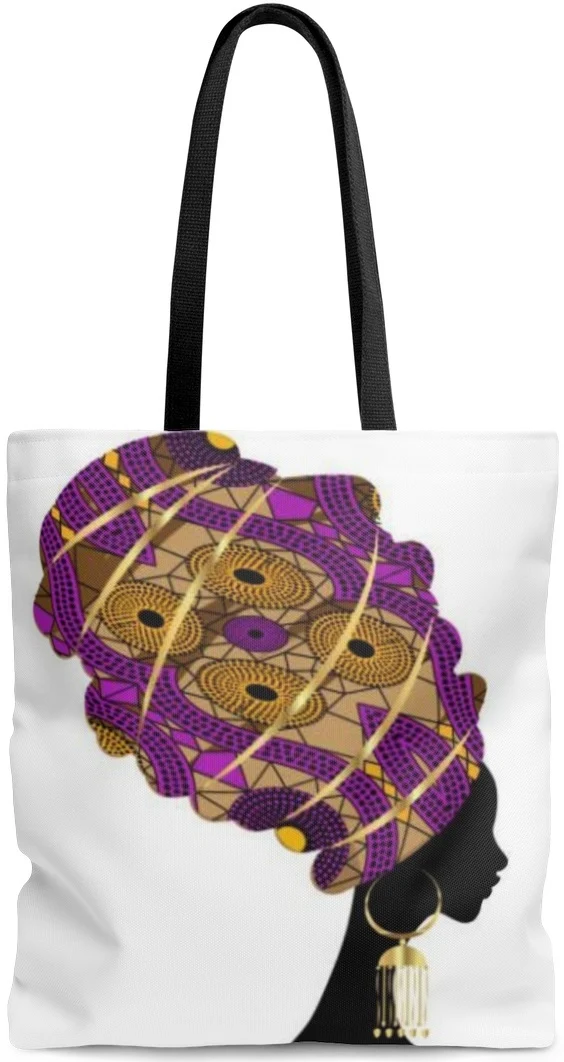 Sac à main cabas motif Africain ethnique tissu Femme pagne Wax