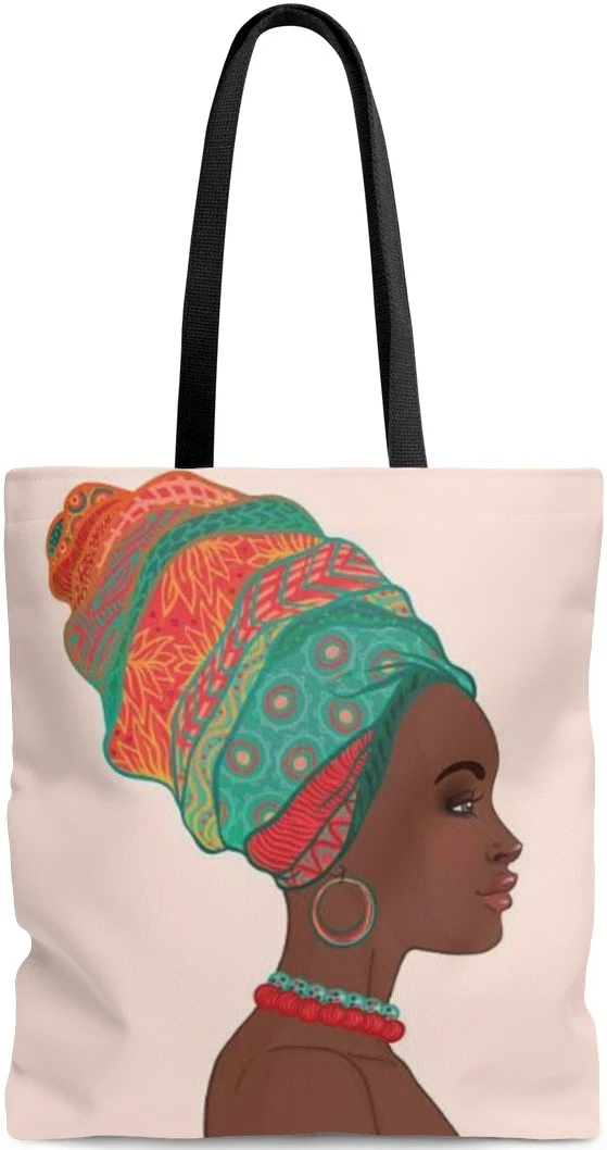 Sac à main cabas motif Africain ethnique tissu Femme Wax