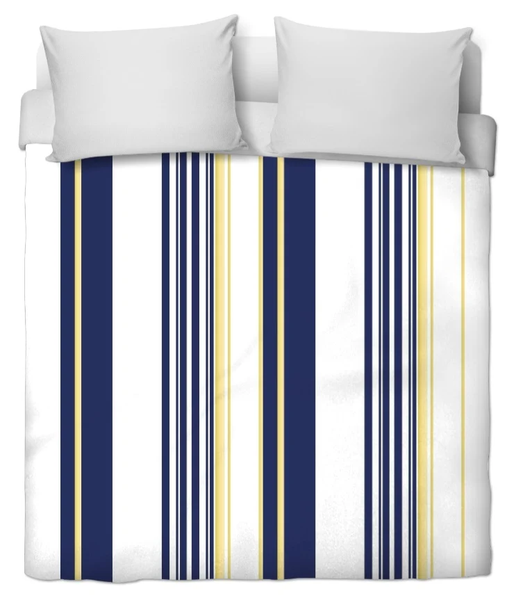 Tissu motif rayures jaune mètre rideau rayé ligne verticale bleu Raidallinen verhokangas