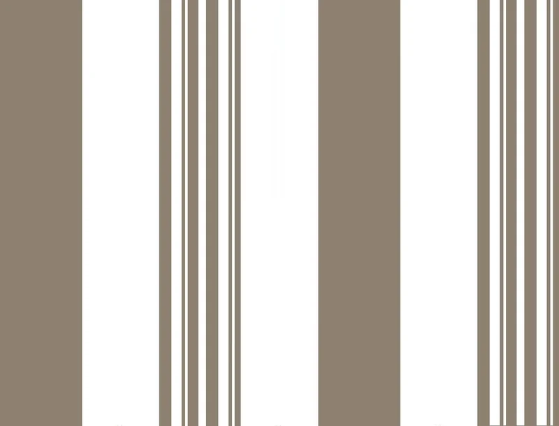 Tissu motif à rayures au mètre rideau rayé à ligne verticale brun
