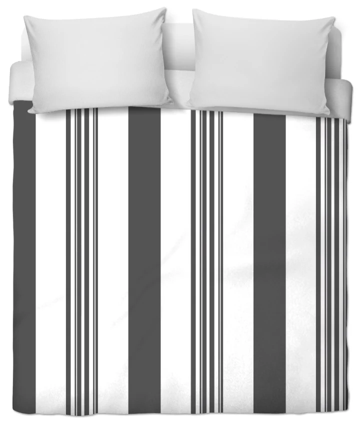 Tissu motif à rayures au mètre rideau rayé à ligne verticale gris
