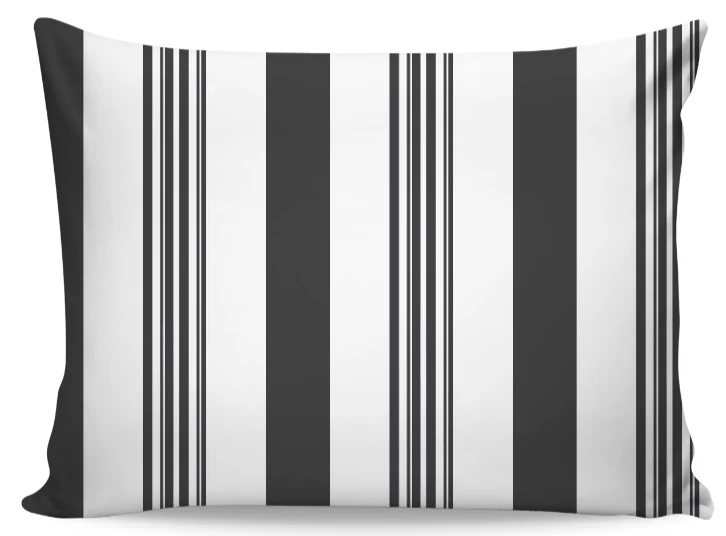 Tissu motif à rayures au mètre rideau rayé à ligne verticale gris