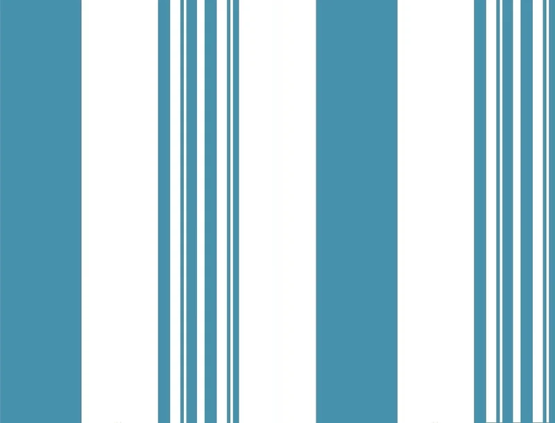 Tissu motif à rayures au mètre rideau rayé à ligne verticale bleu