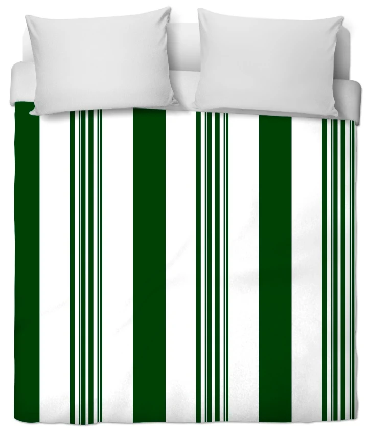 Tissu motif à rayures au mètre rideau rayé à ligne verticale vert