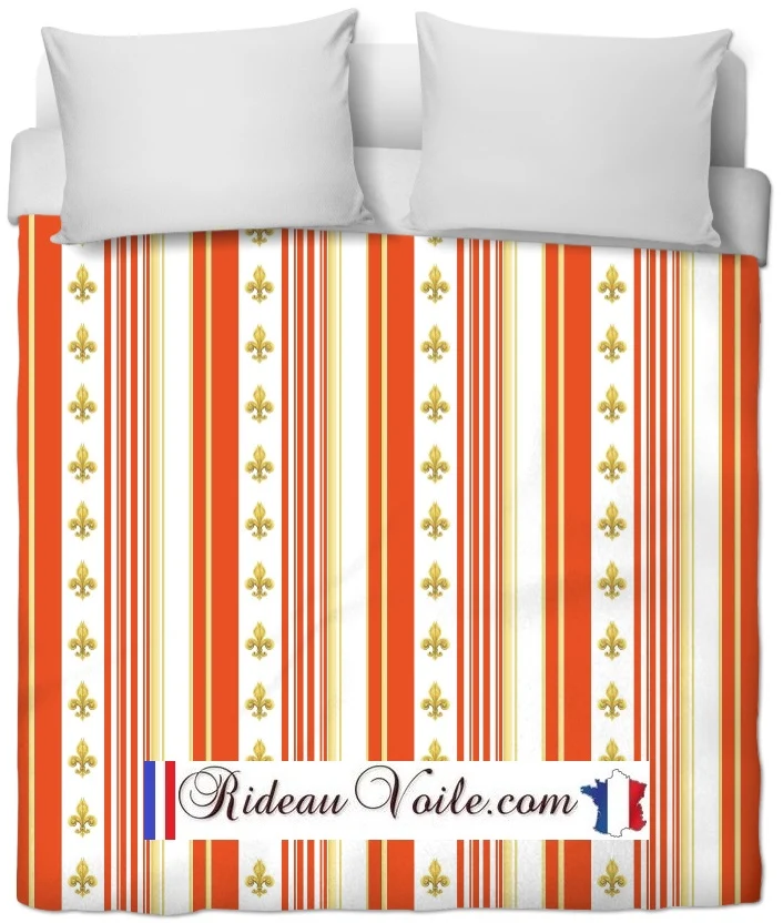 Tissu Style Empire motif rayure mètre rideau rayé Striped curtain fabric upholstery tapestry