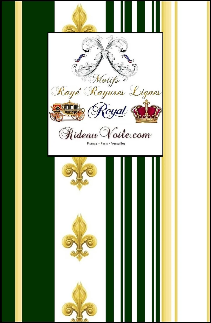 Tissu ameublement motif rayures mètre rideau rayés vert tela cortina rayas Muster Streifen