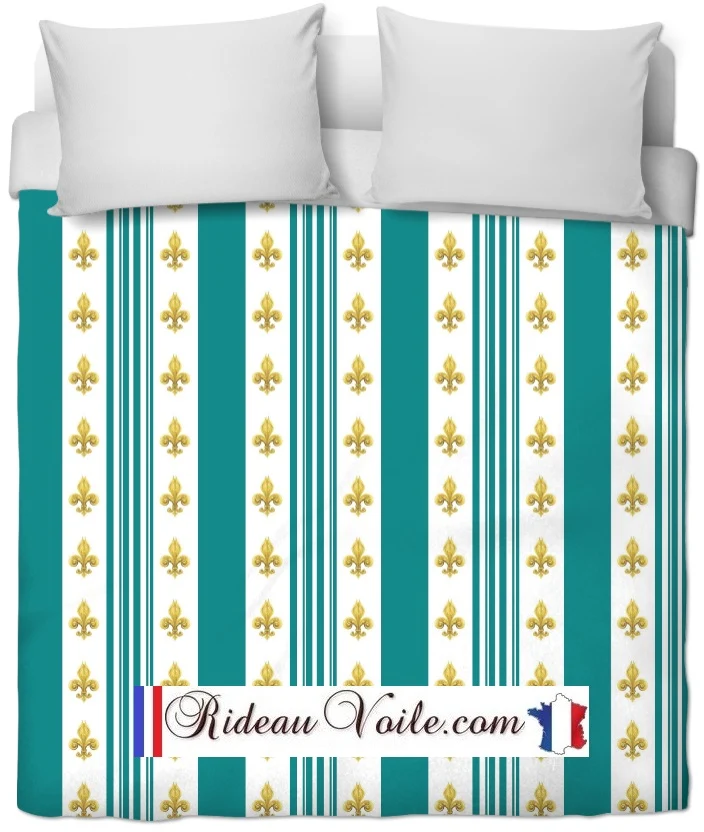Tissu Style Empire Fleurs Lys bleu mètre Tessuto stile Direttorio Empire impero stoffe