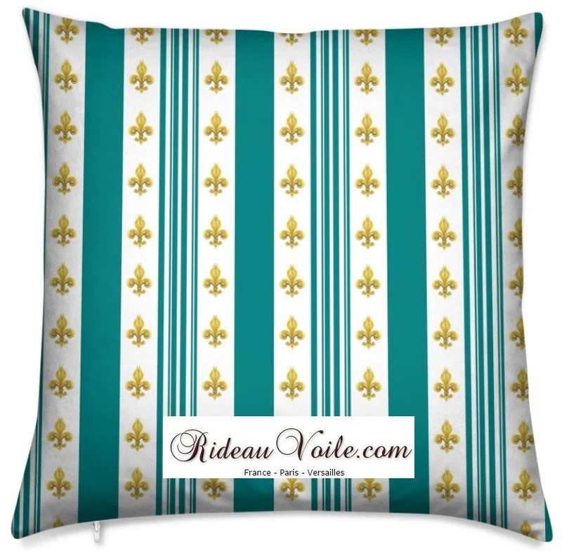 Tissu Style Empire Fleurs Lys bleu mètre Tessuto stile Direttorio Empire impero stoffe