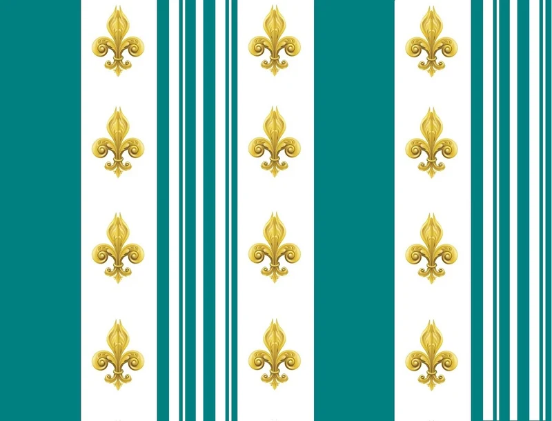 Tissu Style Empire Fleurs Lys bleu mètre Tessuto stile Direttorio Empire impero stoffe