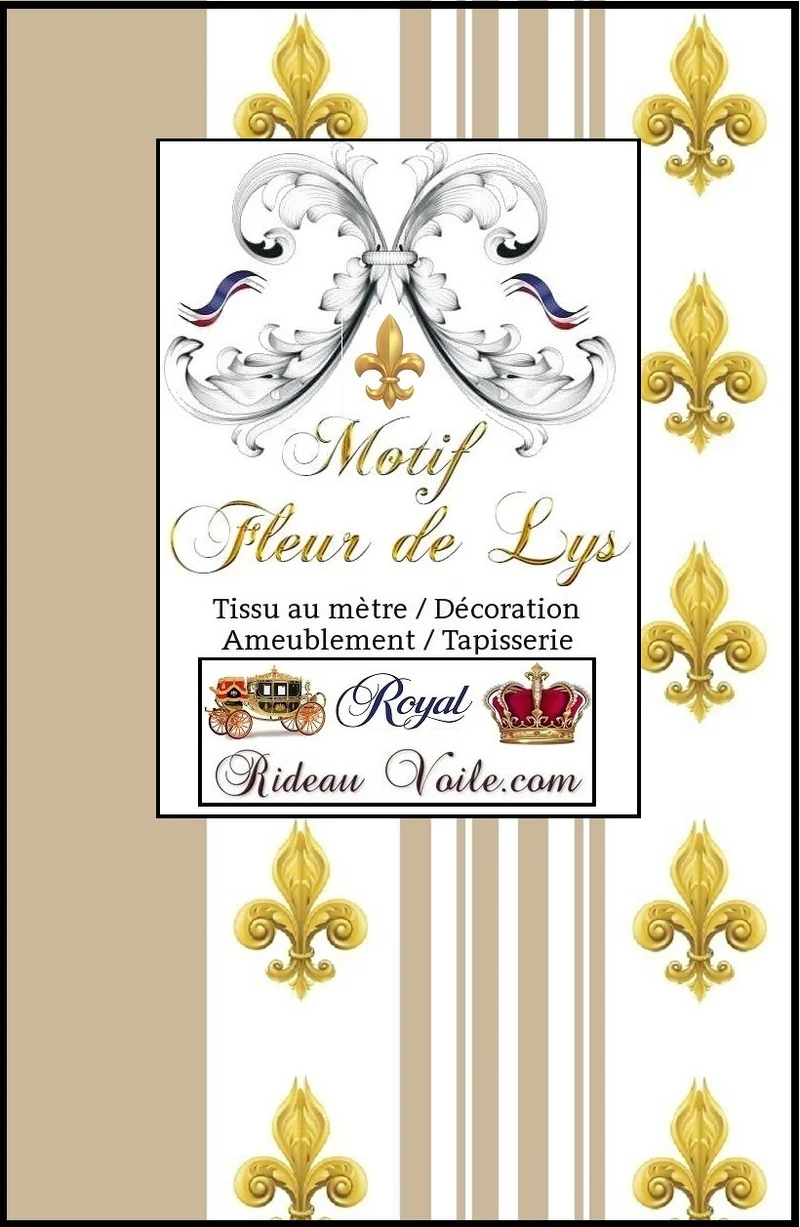 Tissu Empire Baroque rayures beige mètre rideau rayé Gestreift Ridden Riddoen Stoff