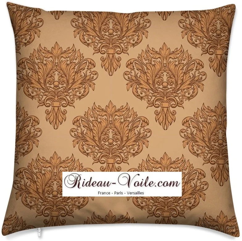 Tissu ameublement Empire Baroque mètre fleurs rideau voilage fleuri occultant ignifugé