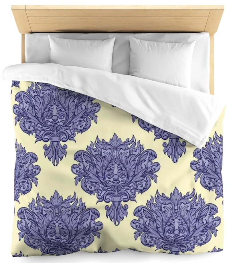 Tissu ameublement mètre fleur rideau couette Empire Baroque ignifugé occultant