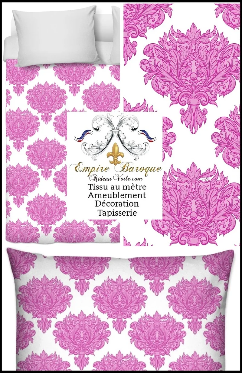 Boutique tissu ameublement Achat Rideaux voilages à Fleurs sur mesure motif fleuri