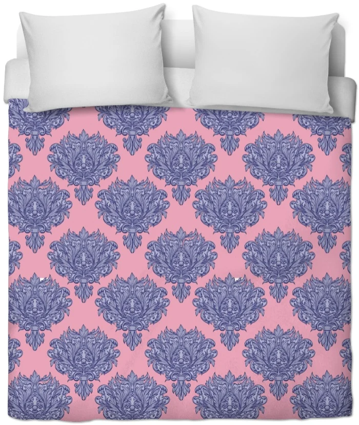 Tissu ameublement rideau couette style Baroque mètre fleurs Stof met bloemmotief