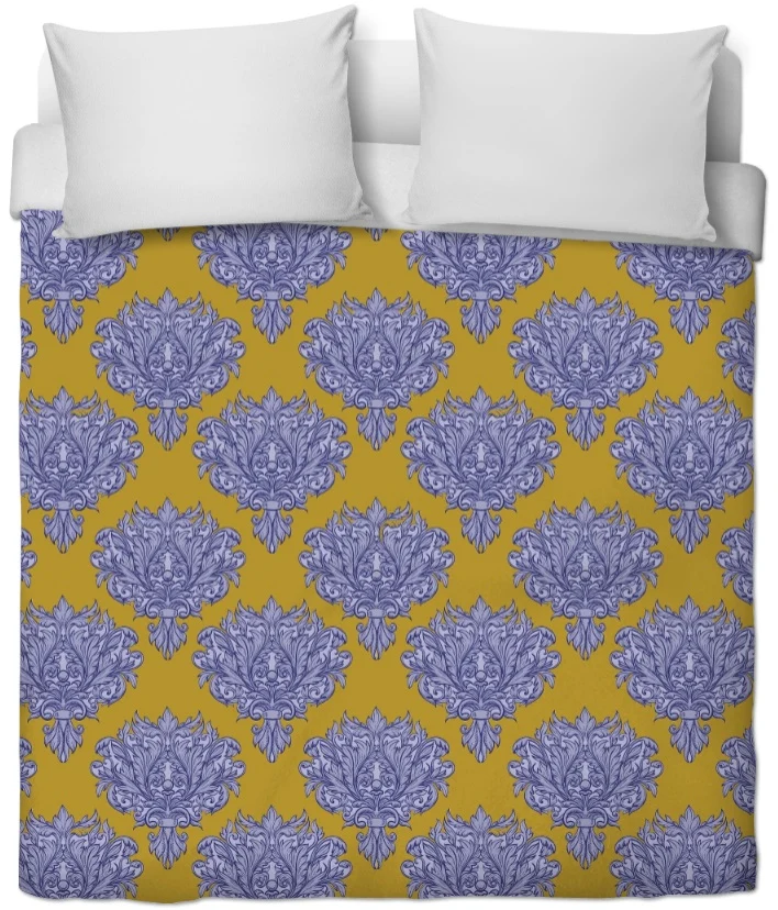 Tissu ameublement décoration rideau Empire Damask Baroque mètre blomster gardin