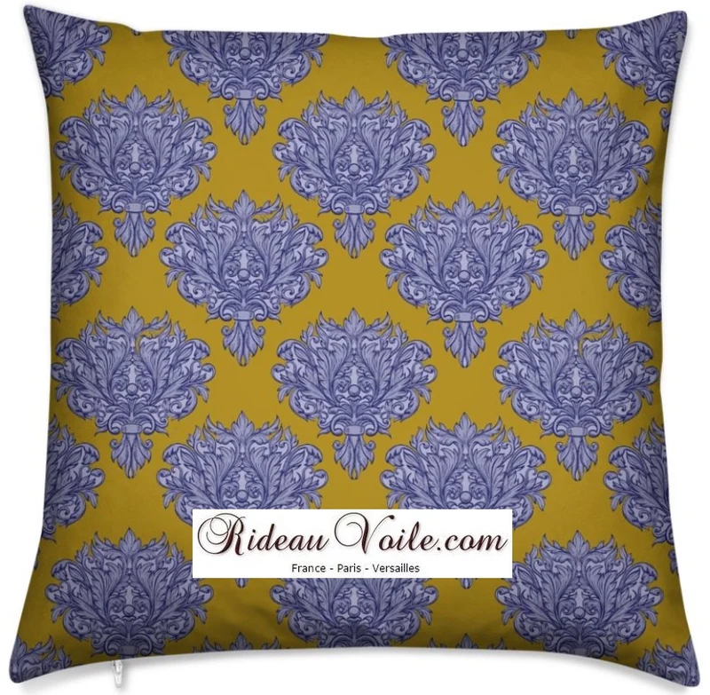 Tissu ameublement décoration rideau Empire Damask Baroque mètre blomster gardin