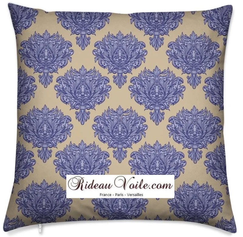 Tissu ameublement au mètre décoration textile sur mesure motif fleurs plantes rideau