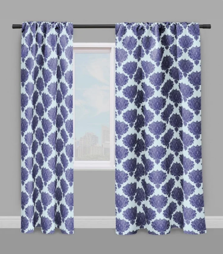 Boutique tissu ameublement tapisserie Empire Baroque mètre rideau voilage fleurs