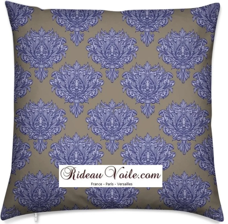Tissu ameublement imprimé plantes fleurs style Baroque Empire mètre rideau couette