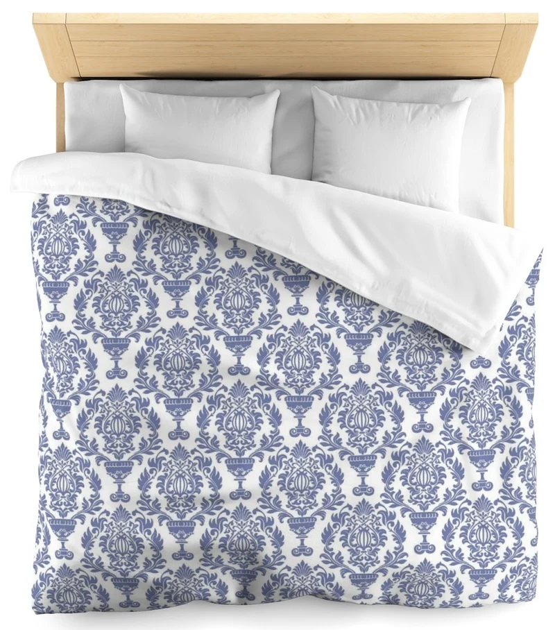 Tissu ameublement Imprimé Damasco Damassé Baroque au mètre rideau store fleurs