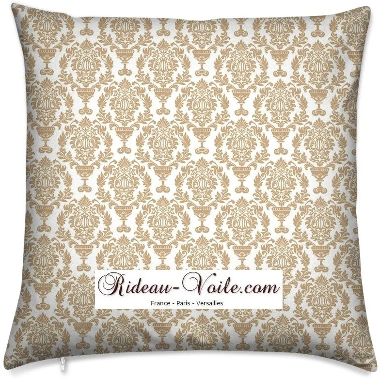 Tissu motif Damasco ameublement tapisserie Baroque fleurs mètre French fabrics flowers
