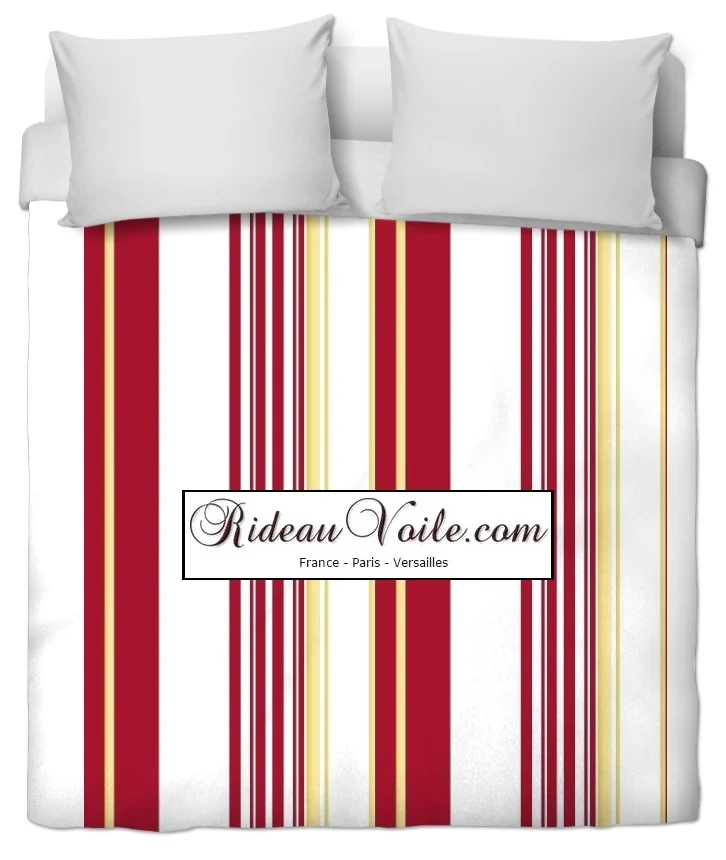 Tissu motif rayures jaune mètre rideau rayé verticale rouge полосатая ткань для штор