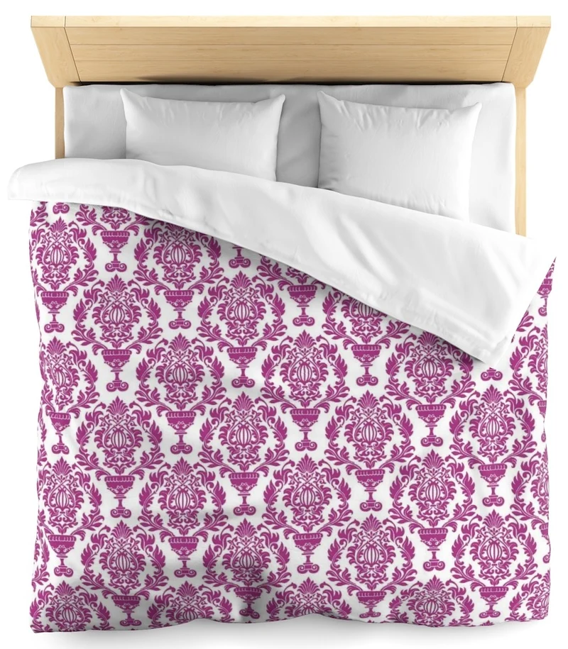 Tissu motif fleuri Damassé Baroque fleurs ameublement au mètre rideau voilage